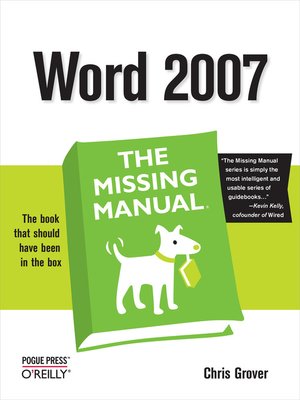 cover image of Word 2007